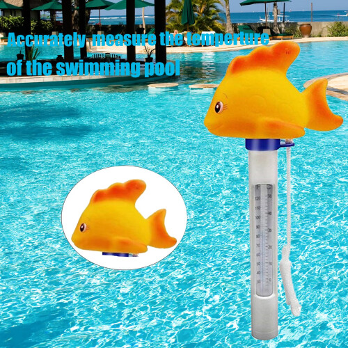 Floating Pool Thermometer, Shatterproof for Pools, Bathtubs, Fish Tanks 2
