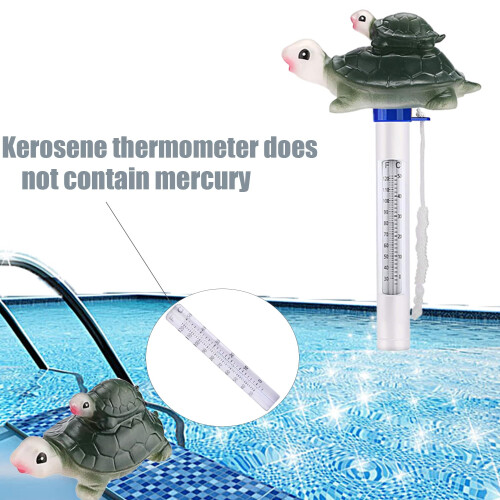 Floating Pool Thermometer, Shatterproof for Pools, Bathtubs, Fish Tanks 1