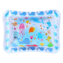 Water Sensory Mat, Foldable Water Cushion for Cats Thickened Inflatable Crawling Mat