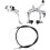 Front Fixie Road Bike Cruiser Brake Set Kit Caliper Side Pull For Most Silver 1