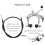Front Fixie Road Bike Cruiser Brake Set Kit Caliper Side Pull For Most Silver 5