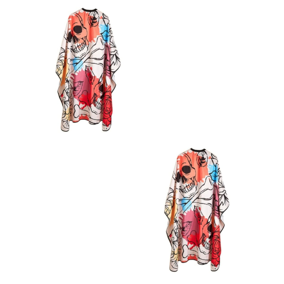 Hair Styling Apron 2 Pack Hair Cutting Cape Elastic Neckline Salon Use