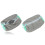 Waschbeutel für Schuhe 2 Stück Grey 8