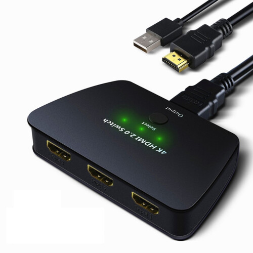 HDMI Switch 3-1 mit HDR, 3D und 4K (2160p)