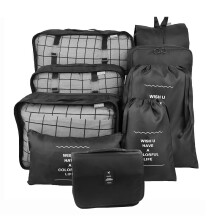 Cubes de rangement pour voyage : gain de place grâce à leur protection en polyester lisse, leur conception en maille respirante pour une meilleure
