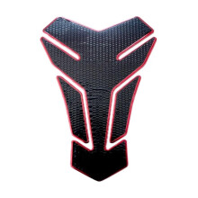 Motorcycle Tank Pad Protector AntiSlip Rubber Grip Sticker Heat Insulation Black Red HTG070