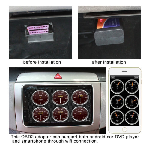 OBD II Fehlercode Diagnosegerät für iOS/Apple - WiFi 2