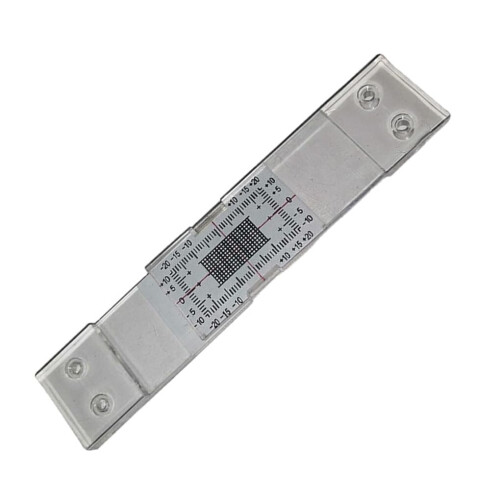Acrylic Crack Measuring Tool Professional Grade Durable Acrylic Construction For Standard Cracks 2