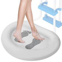 Pool Foot Bath Inflatable NonSlip Wash Basin for Pool Entry Ladder Home Spa