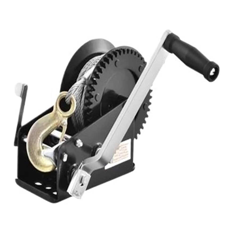 Marine Puller 800 Lbs/3500 Lbs Winch With 33 Ft Steel Cable Traction Lifting Hand Winch For Offroad Vehicles Boats Trailers Manual Winch 9001264075262