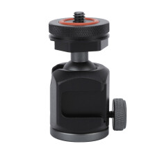 Mini-Kugelkopf mit Blitzschuh, robustes Gehäuse aus Aluminiumlegierung, für DSLR-Kameras, Smartphones, GoPros, Lampenstative und mehr.