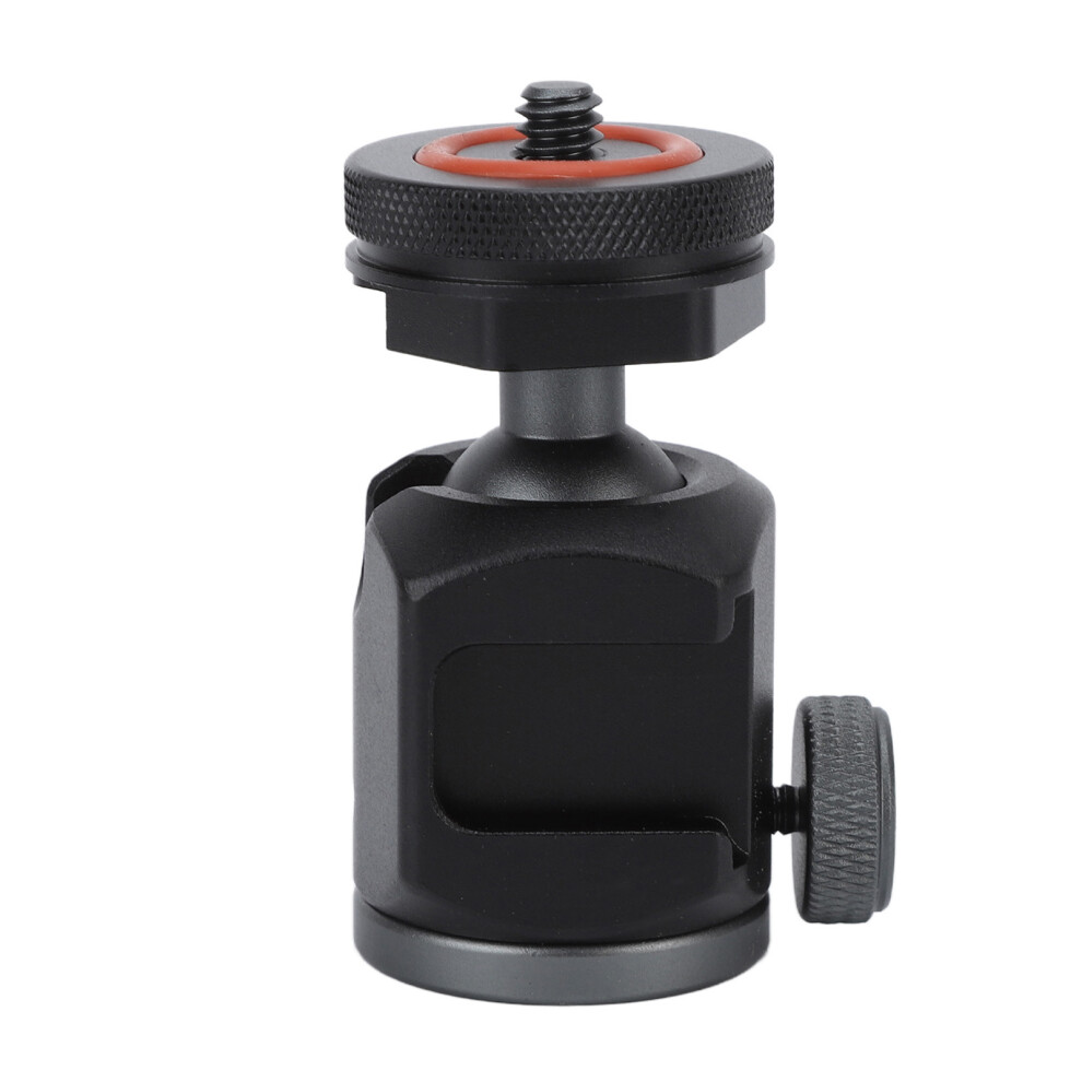 Tripod Mini Ball Head With Cold Shoe,Aluminum Alloy Construction Ensuring Durability,For Dslr Cameras,Smartphones,Gopro, Stand And More, Durable Light 9420858858041