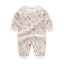 (90 cm (21-27 catty), Rose 2) Baby autumn jumpsuit ins style baby clothes baby spring and autumn boneless crawling clothes