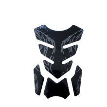 Motorcycle Tank Pad Protector Black Anti Slip Grip Scratch Protection Easy Install Decal