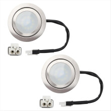 12V DC 1.5W Range Hood Lights with EL Socket Male, 2Pack Hole Closet Stove LED Light Recessed, Kitchen Bulb