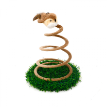 Self Play Cat Hunting Spiral Tunnel Toy,Portable Cattycoil Safe Toy,Indoor Fun Spiral Tunnel Cat Toy
