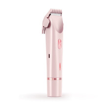 Elektrischer Damenrasierer: Schmerzfreie Haarentfernung für Gesicht, Körper und Bikinizone Pink