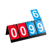 Portable Flip Scoreboard Compact Sports Scoreboard For Badminton Football Basketball Durable Plastic Lightweight