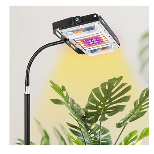 Pflanzenbeleuchtung mit Timer und Dimmer 1,6 m Black 1