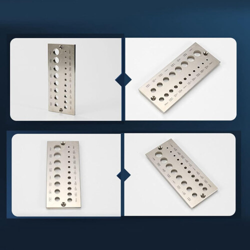 steel dowel plate, doublerow 19hole dowel manufacturing device 2