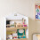 Bibliotecă copii SoBuy alb 60x15x130,5 cm 11