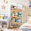 Bibliotecă copii SoBuy alb 60x15x130,5 cm 5