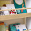 Bibliotecă copii SoBuy alb 60x15x130,5 cm 9