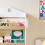 Bibliotecă copii SoBuy alb 60x15x130,5 cm 6