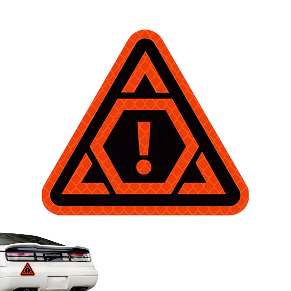 Reflective Helmet Stickers Waterproof Visibility Anticollision Decals For Motorcycle Yellow 9426802906042
