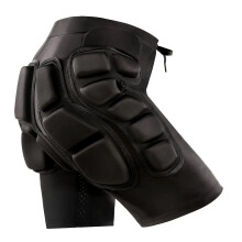 Impact Protection Shorts, Snowboard Protection, Padded Compression Shorts, 3D Protection for the Hips, 0.8 Inch Thick Ski Butt Pad Black XL