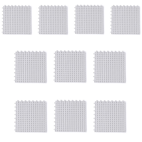 Spliceable Floor Mat Interlocking Hollow Hydrophobic-Gray 10