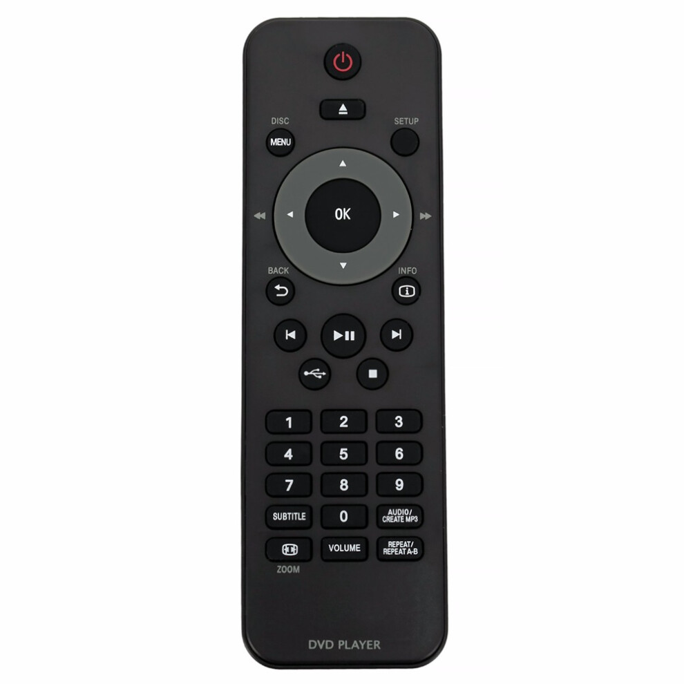 New Rc-5340 Remote Control For Philips Dvd Video Player Dvp3980 Dvp3980/05 Dvp3980/12 Dvp3962 Dvp3962/37 Dvp3962/37B Dvp3962b 6935161394436