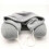 Grey Portable U Shaped Neck Pillow with Drawstring Hood - Grey Tw 1