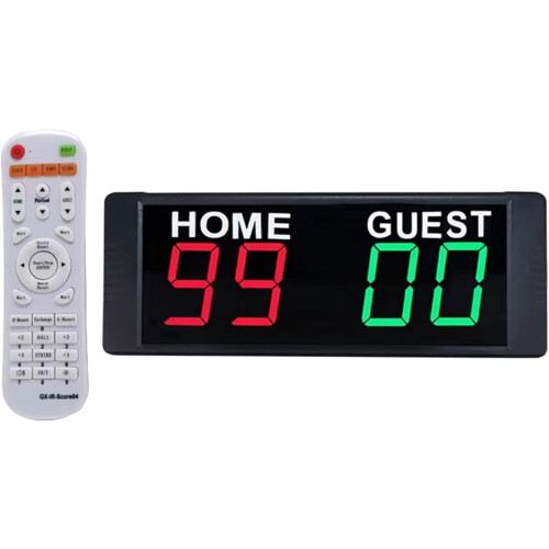 Compact Electronic Scoreboard With Remote Control SpaceSaving Design UserFriendly Interface Indoor Use 2