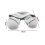 Grey Portable U Shaped Neck Pillow with Drawstring Hood - Grey Tw 5