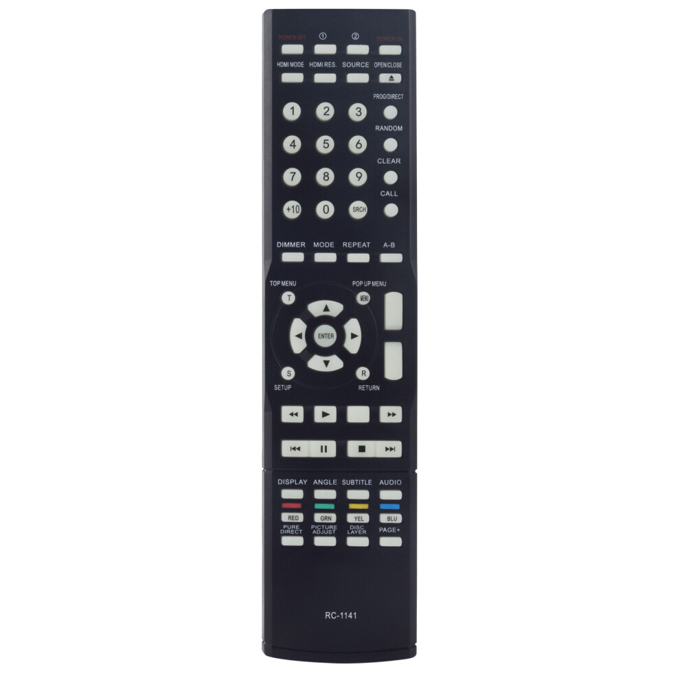 Rc-1141 Replacement Remote Control For Deno Rc-1141 Dbp-4010Ud Dbp-A100 Dbp-4010Udci Dbp-4010 Blu-Ray Dvd Bd Player 6935161392432