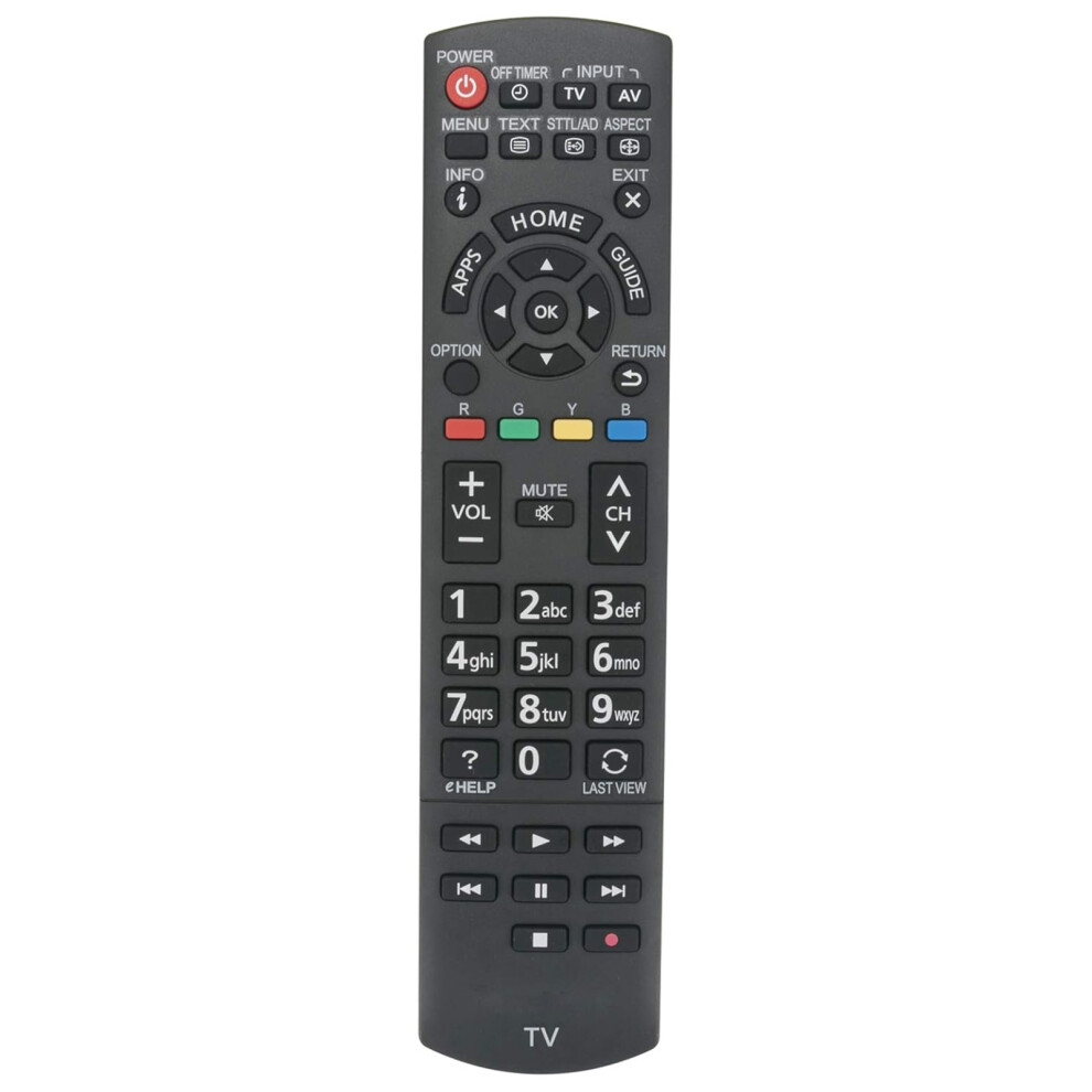 New N2qayb000934 Replacement Remote For Panasonic Tv Th-42As640a Th-32As630z Th42as640z Th-42As640a Th-32As630z Th-42As640z 6935161394894