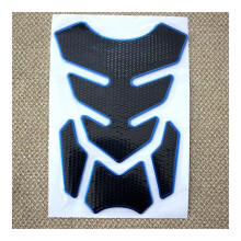 Motorcycle Tank Pad Protector with AntiSlip Knee Grip and Stylish Fuel Tank Protection Decal