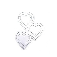 Heart Die Cuts Wedding Metal Cutting Dies Embossing-JH010107