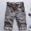 (L, Black) Men Plaid Patchwork Pockets Buttons Fifth Pants Loose Beach Shorts Tw 3