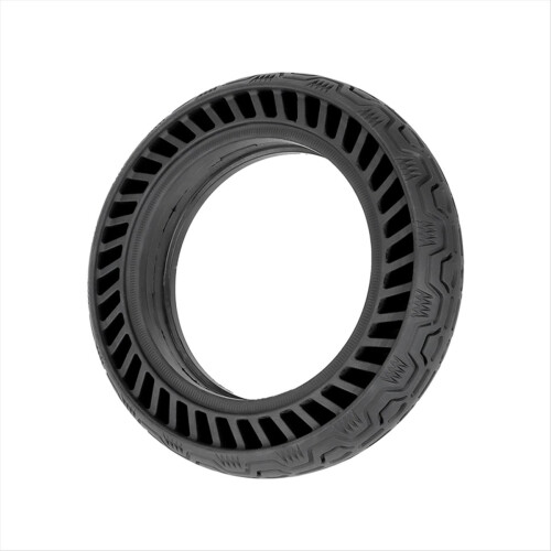 10x2.5-6.5 Solid Tire Strip Hole Rubber Run-Proof Hollow Honeycomb 1