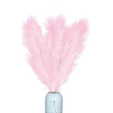(Pink) 25-26 Large Artificial Pampas Grass - Tall Perfect for Home Decorations