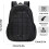 Tennis Backpack for , Women's Tennis Backpack, Racket with Adjustable Straps, Black 3
