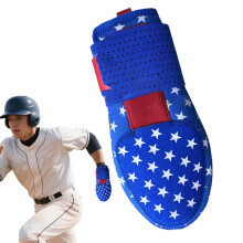 Jugendrutsch Softball Sliding Handschuh mit verstellbarem Handgelenk Baserunning Gear for Youth Blue