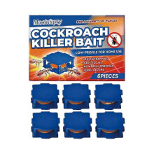 (1 Box)6PCS Roach Killing Bait, Large Roach Bait Station, Effective Cockroach Repellent and Gel Suitable for Various Roaches Nests Home Use