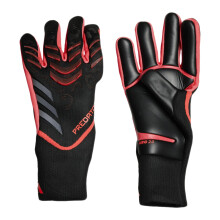 Unisex Predator Pro Goalkeeper Gloves Black/Black/Lucid Red 10 1/2