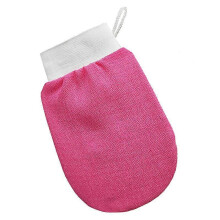 (Red) 1Pc Hot Moroccan Hammam Exfoliating Mitt Kessa Scrub Glove Preparation Durable Shower Scrub Gloves Body Facial Tan Massage Mitt