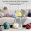 (20CM, White) Knot Ball Pillow Home Decoration Plush Throw Pillow For Sofa Car Office Decor 4