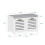 SoBuy Ντουλάπι Παπουτσιών με Κάθισμα, Λευκό 71x35x43cm 3