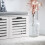 SoBuy Ντουλάπι Παπουτσιών με Κάθισμα, Λευκό 71x35x43cm 7